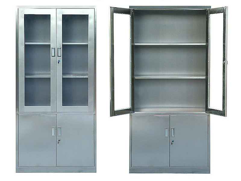 不銹鋼餐廳儲(chǔ)物柜