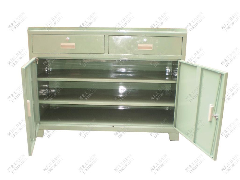 雙屜雙門雙層工具柜