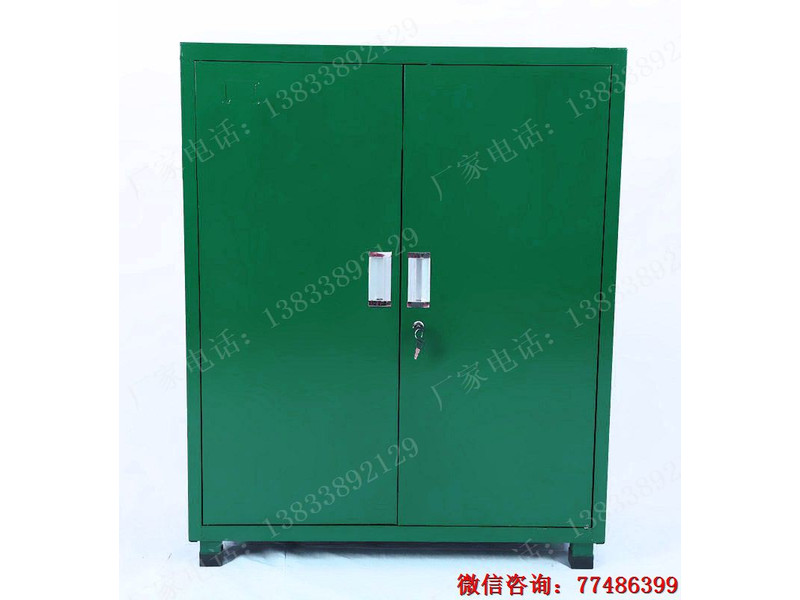 天門綠色置物二門工具柜