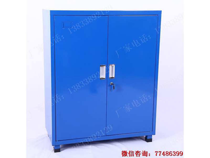 天門藍(lán)色雙門內(nèi)格工具柜