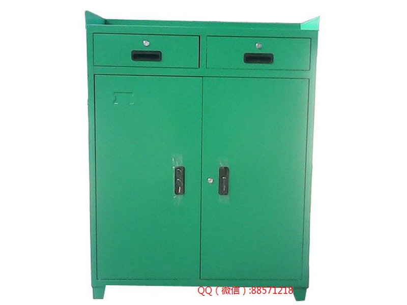 鎮(zhèn)江綠皮雙屜雙門工具櫥