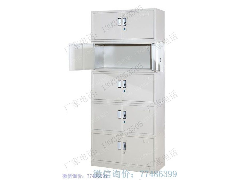 紅色雙門儲物柜