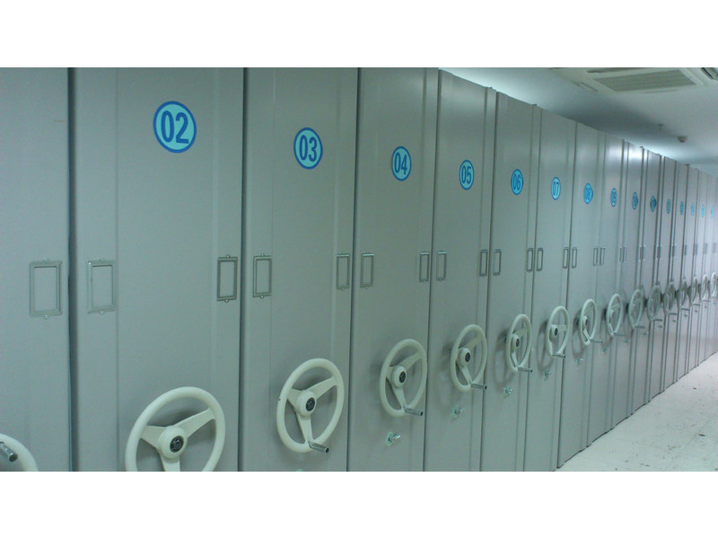 秦皇島手搖地軌檔案柜