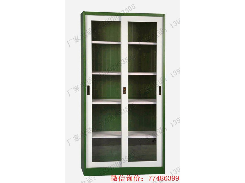 周口全鋼玻璃二門展覽柜