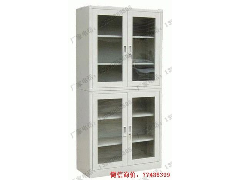 周口雙層四門琉璃檔案柜