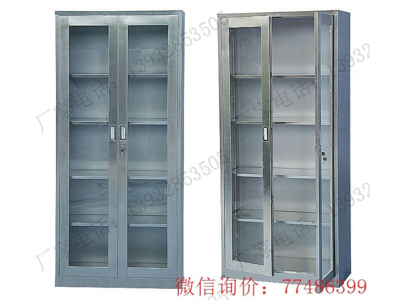 周口不銹鋼通玻器械柜