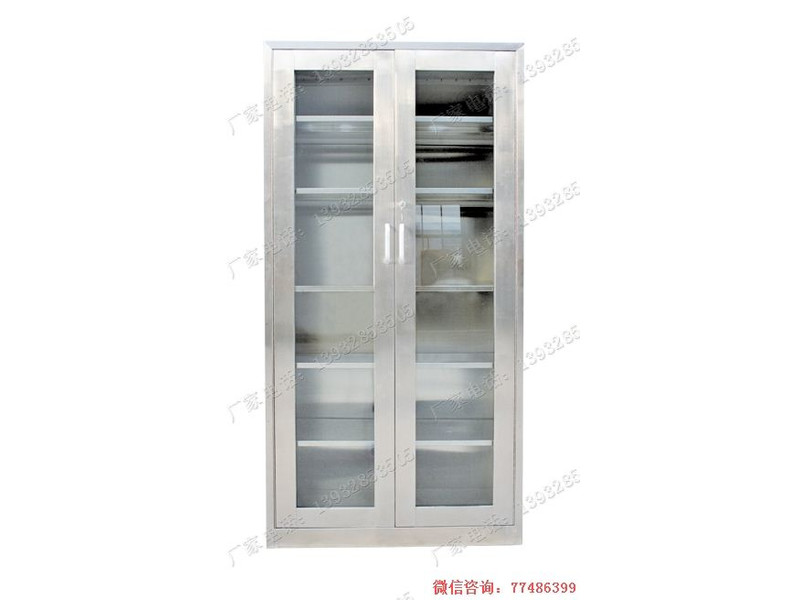 黃岡不銹鋼對(duì)開(kāi)玻璃柜